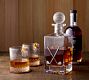 Figural Golf Decanter &amp; Double Old Fashioned Glasses