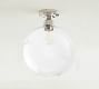 Glass Globe Flush Mount (13&quot;)