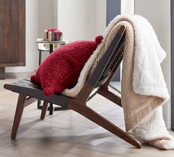 Fenton Woven Leather Accent Chair