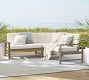 Indio Eucalyptus 3-Piece Loveseat Outdoor Sectional (78&quot;)