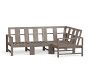 Indio Eucalyptus 4-Piece Outdoor Sectional (78&quot;)