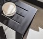 Malibu Metal Rectangular Outdoor Coffee Table with Nesting Stools (48&quot;)