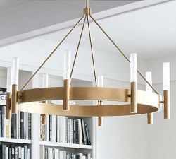 Somerset Metal Round Chandelier (44&quot;)