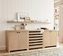 Modern Farmhouse Cabinet with Wine Storage (102&quot;)