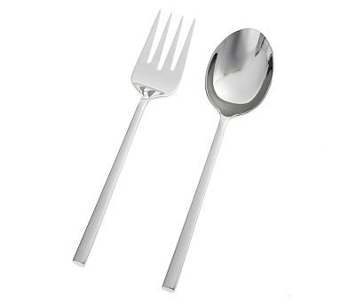 Luna Mirror Stainless Steel Serving Utensils, Set of 2