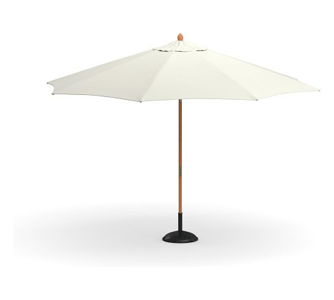 Premium 9' Round Outdoor Patio Umbrella – Eucalyptus Tilt Frame​