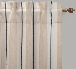 Nandi Linen Striped Curtain
