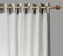 Nandi Linen Striped Curtain