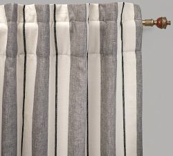 Nandi Linen Striped Curtain