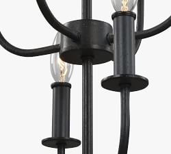 Buford Wood &amp; Iron Chandelier (12&quot;-26&quot;)
