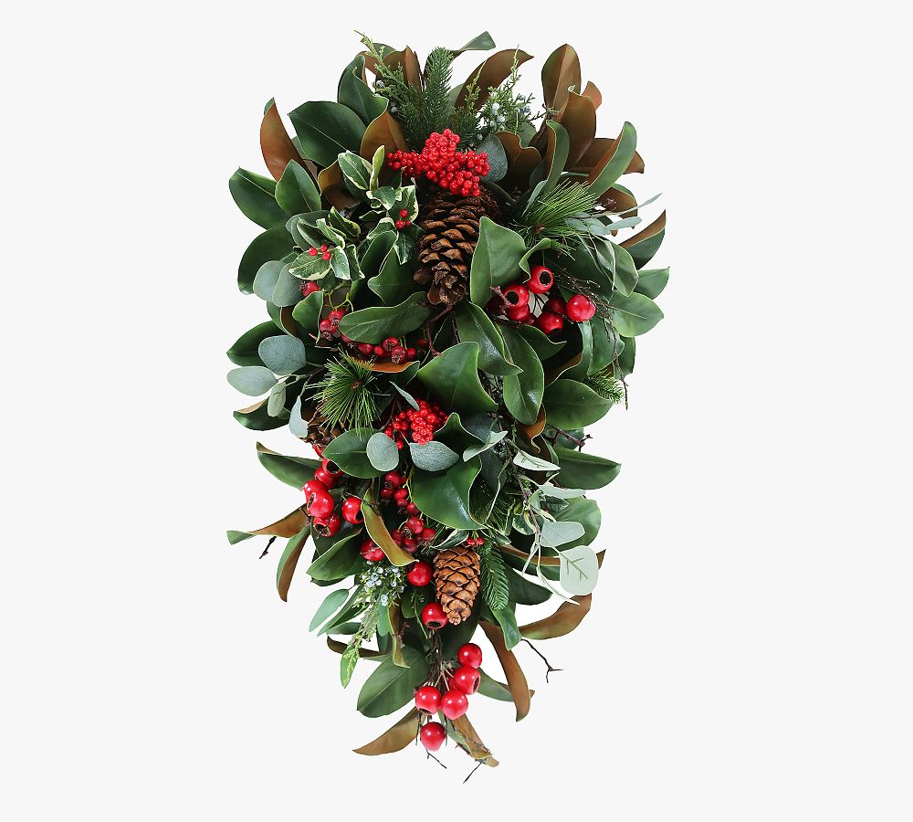 Faux Holiday Deluxe Swag 36&quot;
