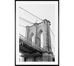 Brooklyn Bridge 01-2 Black &amp; White by Justine Milton
