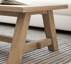 Open Box: Toscana 56&quot; Rectangular Coffee Table
