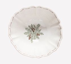 Nutcracker Handcrafted Stoneware Serving Bowl