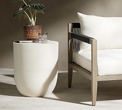 Open Box: Bayard Outdoor Round Accent Table