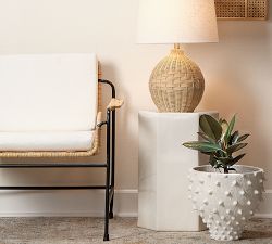 Croft Ceramic Outdoor Side Table (12&quot;-15&quot;)