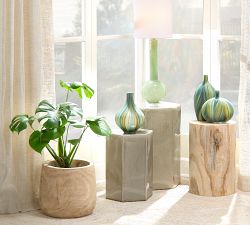 Croft Ceramic Outdoor Side Table (12&quot;-15&quot;)