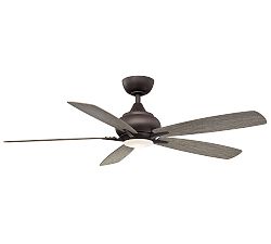 Doren Ceiling Fan With LED Light Kit (52&quot;)