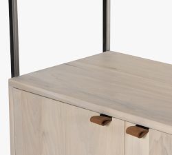 Graham Wall Desk with Bookcase Towers (120&quot;)