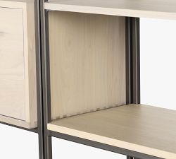 Graham Wall Desk with Bookcase Towers (120&quot;)