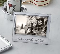 It's A Wonderful Life Recycled Aluminum Frame