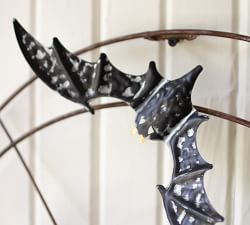 Metal Bats Wall Hanging, 23&quot;