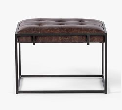Ford Rectangular Leather End Table (23.5&quot;)
