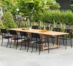 Garey Rope Outdoor Dining Armchairs, Set of 4
