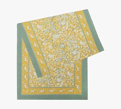 La Mer Block Print Cotton Table Runner