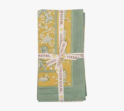 La Mer Block Print Napkins - Set of 6