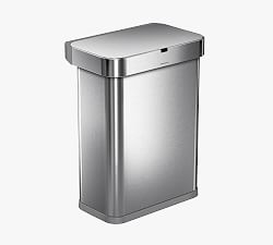Simplehuman&#174; 58 Liter Voice and Motion Sensor Trash Can