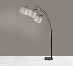 Khloe 3-Arm Metal Arc Floor Lamp (85&quot;)