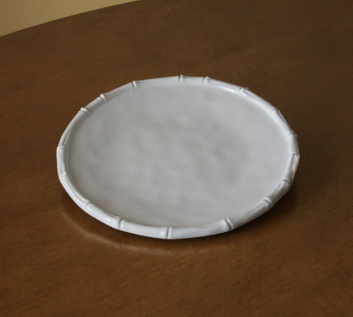 Bamboo Melamine Salad Plate, Set of 4