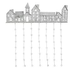 Galvanized House Card Holder