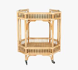 Jillian 27&quot; Rattan Barcart