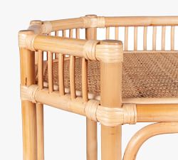 Jillian 27&quot; Rattan Barcart