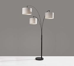 Khloe 3-Arm Metal Arc Floor Lamp (85&quot;)