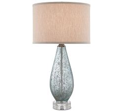 Sage Glass Table Lamp (30&quot;)