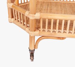 Jillian 27&quot; Rattan Barcart
