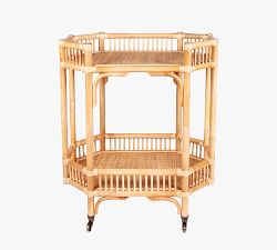 Jillian 27&quot; Rattan Barcart