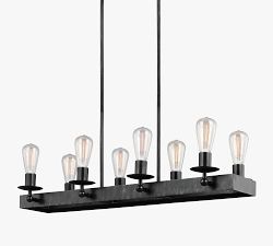 Rosswood Metal Linear Chandelier (34&quot;)