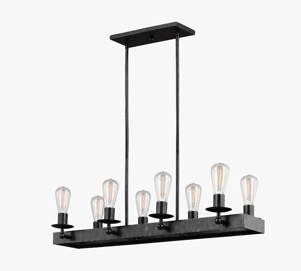 Rosswood Metal Linear Chandelier (34&quot;)