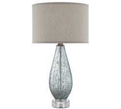 Sage Glass Table Lamp (30&quot;)
