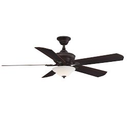 Camhaven Ceiling Fan With Glass Bowl Light Kit (52&quot;)