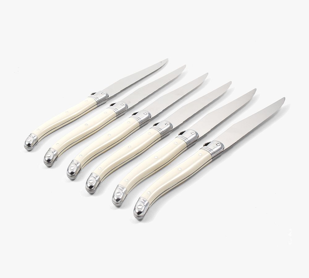 Laguiole Steak Knives - Set of 6 in Stainless Steel