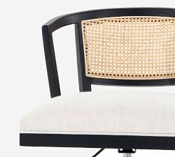 Lisbon Cane Swivel Desk Chair