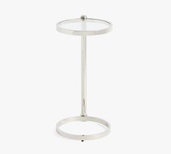 Everson Round Glass C-Table (14")
