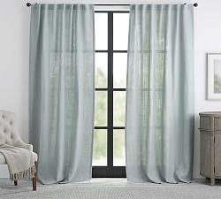 Open Box: Belgian Linen RodPocket Blackout Curtain Made W/ Libeco&#8482; Linen