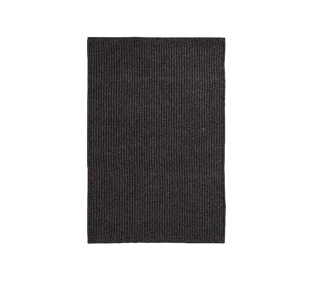 Rabia Outdoor Performance Rug, 2' X 3', Charcoal
