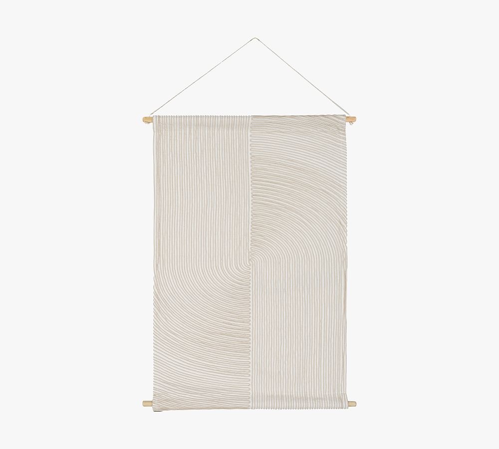 Gemma Symmetrical Handwoven Cotton Wall Art, 36x24